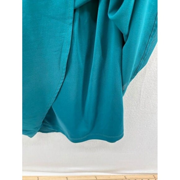 Altar'd State Green Sundress Gold Embroidery Accent Size Small Lined High Neck - Picture 9 of 10